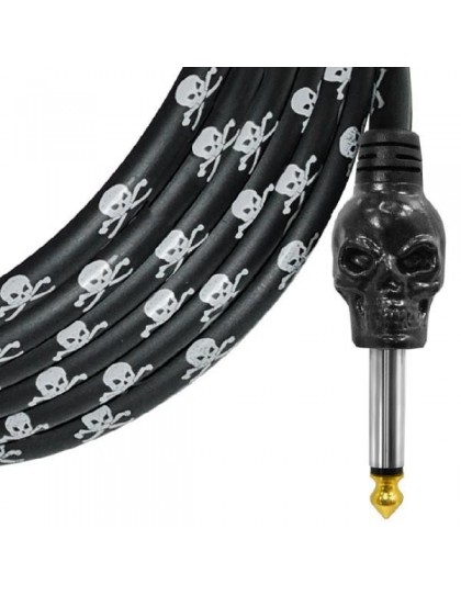 Bullet Cable Skull Connector Black